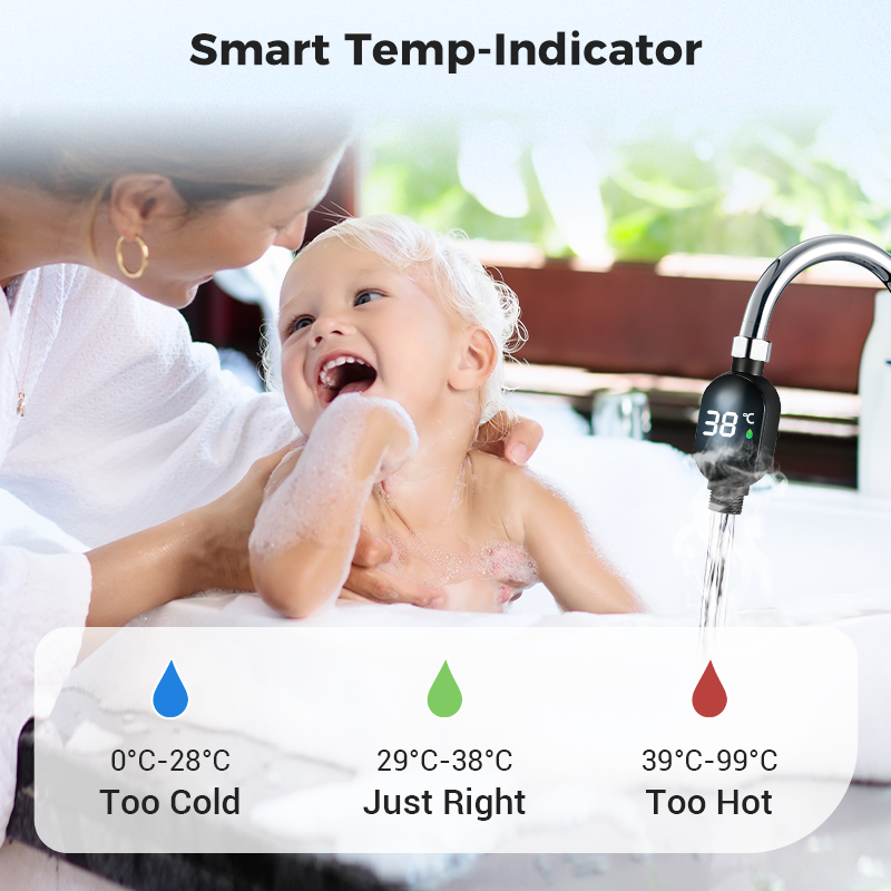 🛁 KAUFE 2, ERHALTE 1 GRATIS! 🌡️ Digitales Badethermometer – Leicht ablesbar, Sanfte Messung & Babysicher 👶