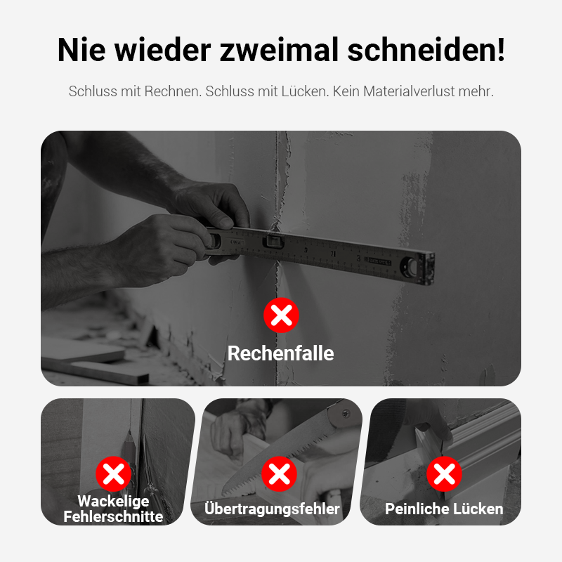 ⏳Begrenzte Zeit 50 % Rabatt💥2-in-1-Mess- und Gehrungssägenwerkzeug