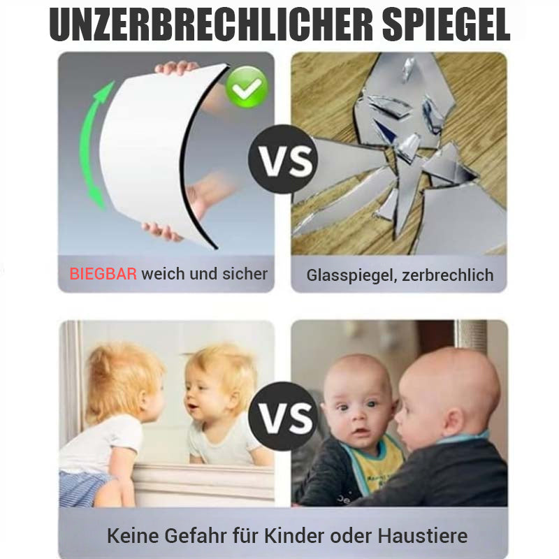 Selbstklebender Acryl-Spiegel für Wand
