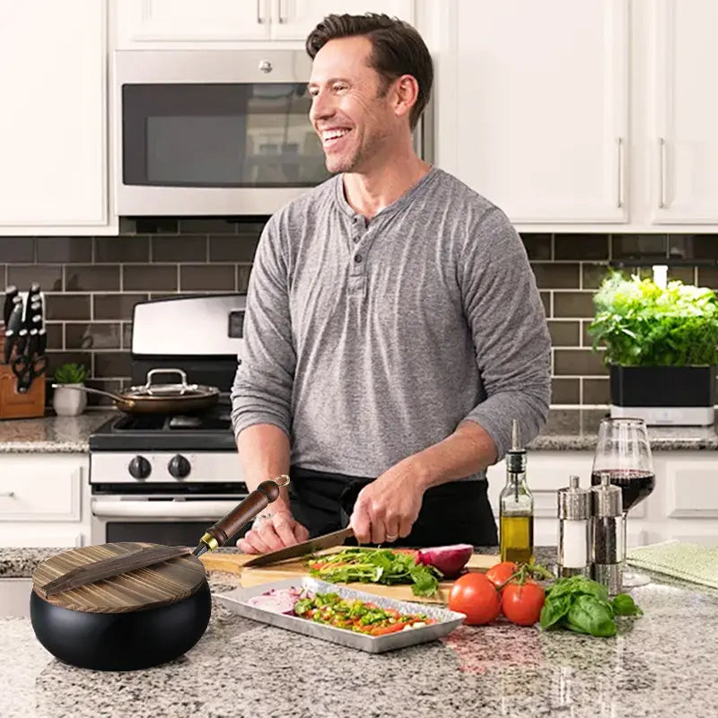 🖤Black Friday 50% off 🖤Schwere Gusseisen-Bräter (unbeschichtet) Nur solange der Vorrat reicht! 🔥