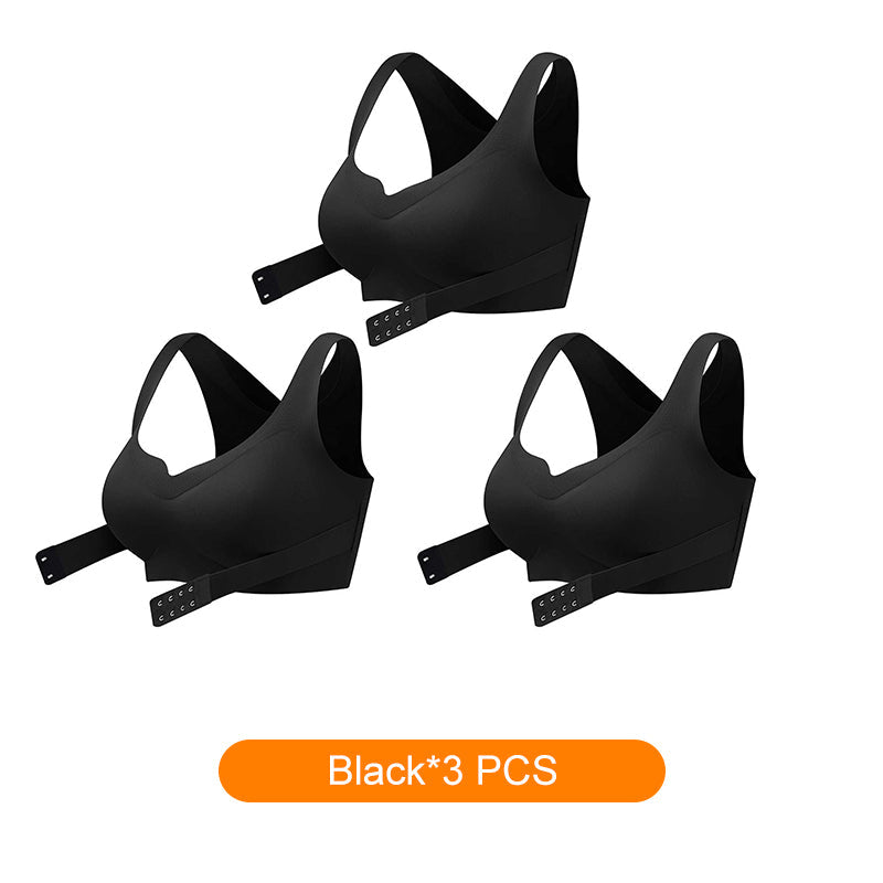 💕Cozy Seamless Push Up BH med främre stängning för kvinnor🎁