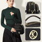 🎁Hot Sale 50% Rabatt⏳Klassische Multifunktionsfächer Verstellbarer breiter Schultergurt PU Leder Crossbody Tasche