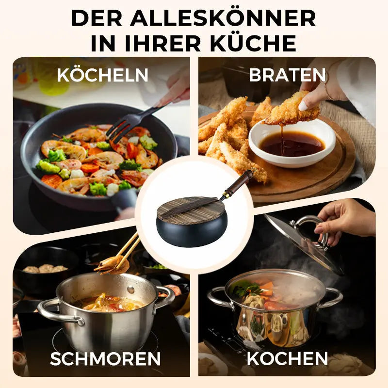 🖤Black Friday 50% off 🖤Schwere Gusseisen-Bräter (unbeschichtet) Nur solange der Vorrat reicht! 🔥