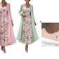 🌸👗Elegantes zweiteiliges Blumenkleid-Set für Damen – der perfekte Look für den Sommerurlaub✨