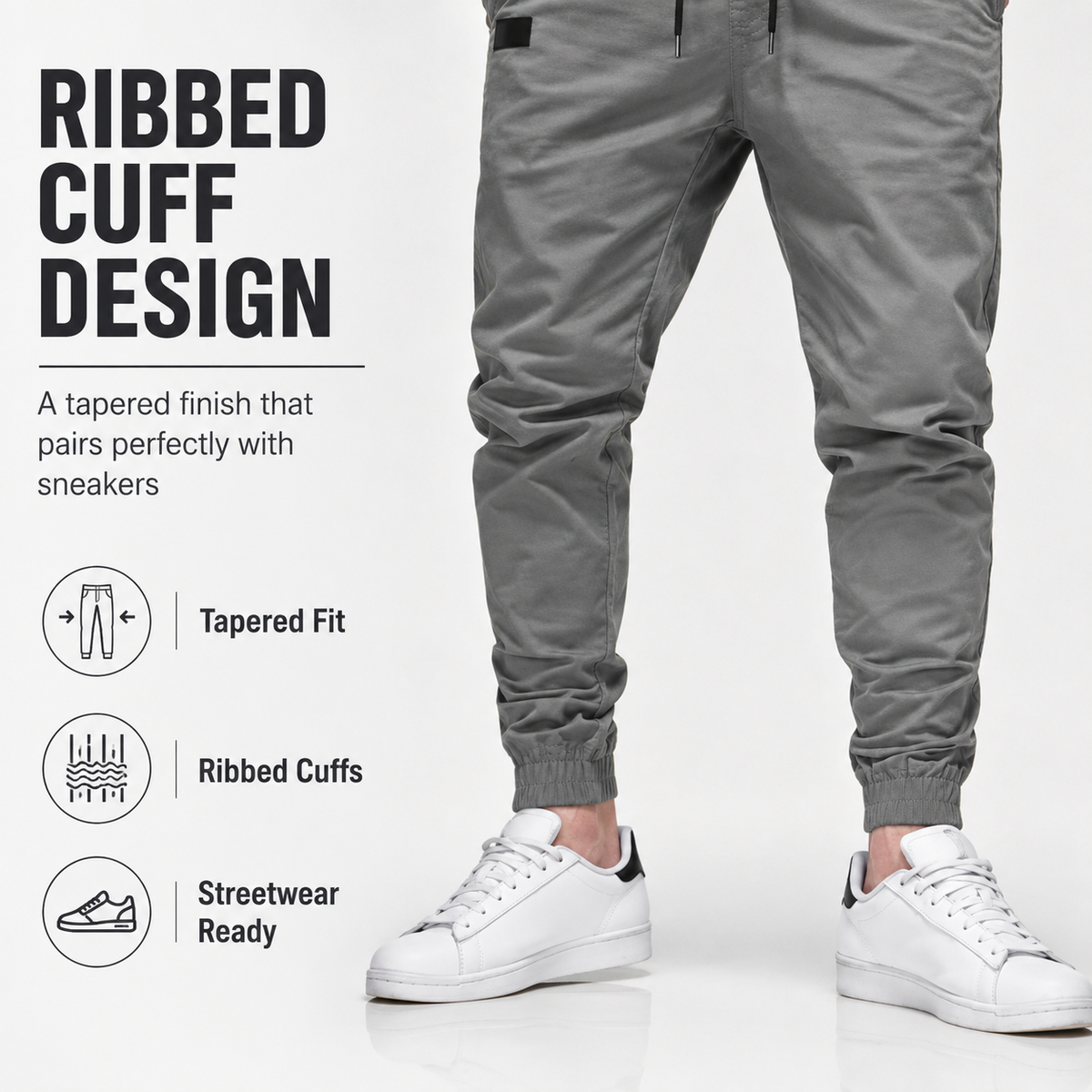 👖 JETZT 50 % RABATT! 🏃 Lässige Herren-Jogginghose – Elastischer Bund mit Kordelzug, schmale Passform & hoher Stretch – Perfekt für jede Jahreszeit 🌧️