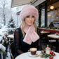 🧣👒Perfektes Set: Winterschal & Plüschmütze - Das Wärme-Duo für frostige Tage🎁