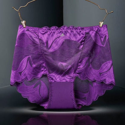 💥Today's Specials💥Kaufen Sie 1 und erhalten Sie 4 gratis 💥- Handgefertigte Damen Seide Spitze Höschen