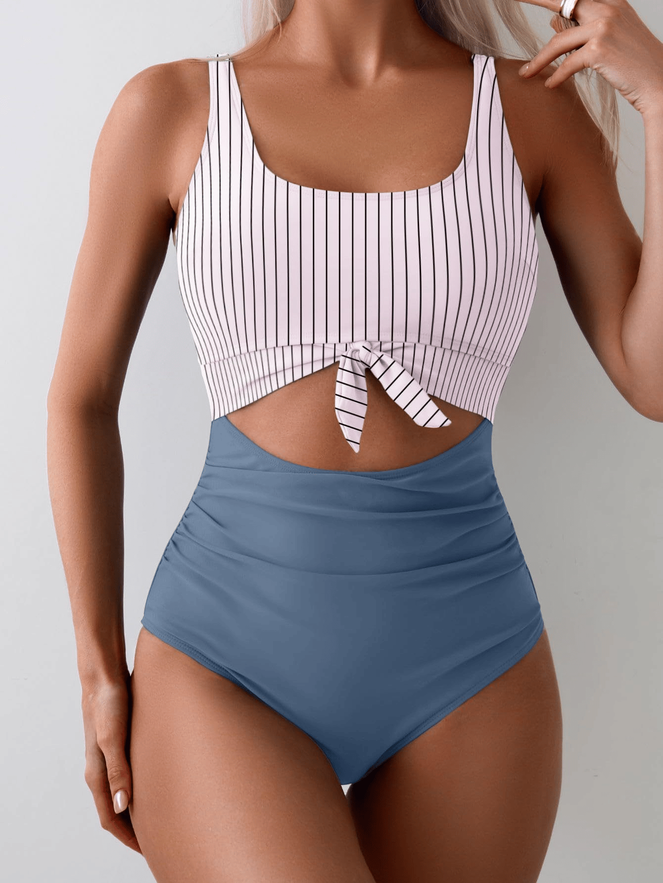 👙 50% RABATT! 🌊 Einteiliger Badeanzug mit Bauchbetonung & Schnürung – Figurschmeichelnd & stylisch – Perfekt für Strand, Pool oder Sonnenbaden – femininer Look mit Unterstützung ☀️💃✨