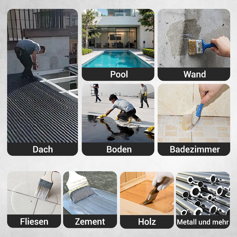 💧🏡Wasserfeste Mehrzweck-Polyurethan-Beschichtung, dauerhafter Schutz, schützt jeden Zentimeter Ihres Raumes!