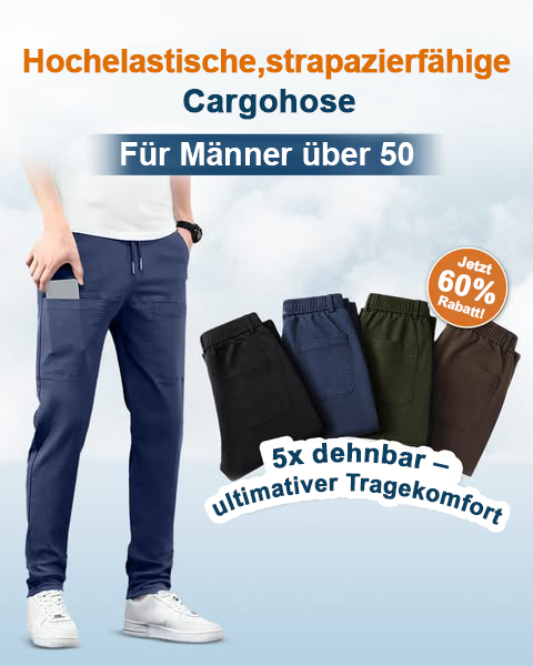 👖Letzter Tag 50% Rabatt!🏆MultiPants – Hochelastische, strapazierfähige Cargohose mit vielen Taschen