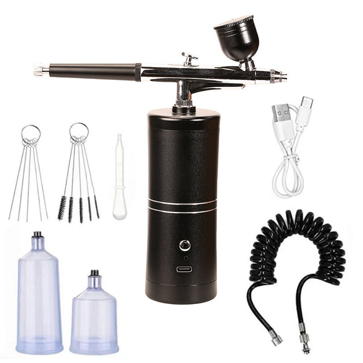 ⚡ Blitzangebot nur für 3 Stunden 🛠️ Kabelloses tragbares Airbrush-Set mit Kompressor