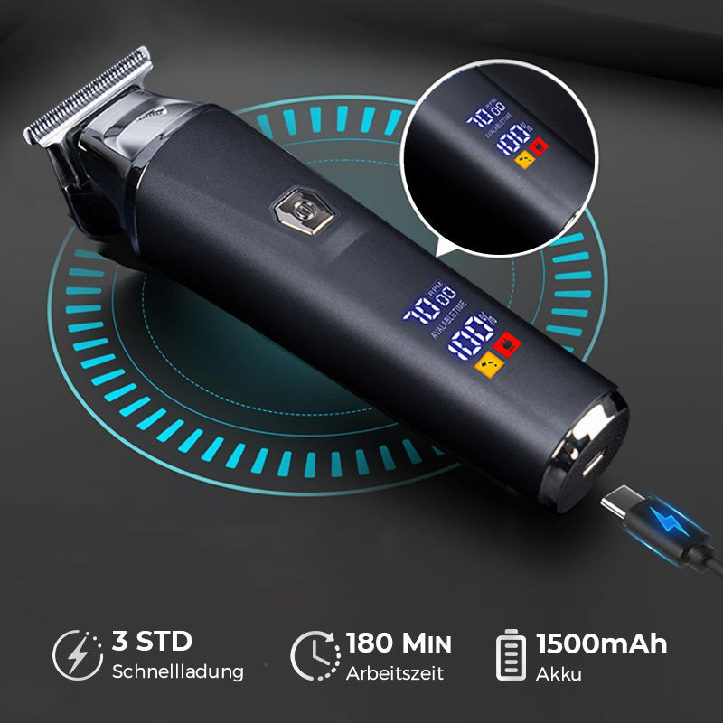 🎉HEUTE SALE 50% OFF✂️Hochleistungs-LED-Digitalanzeige Professionelle elektrische Haarschneidemaschine