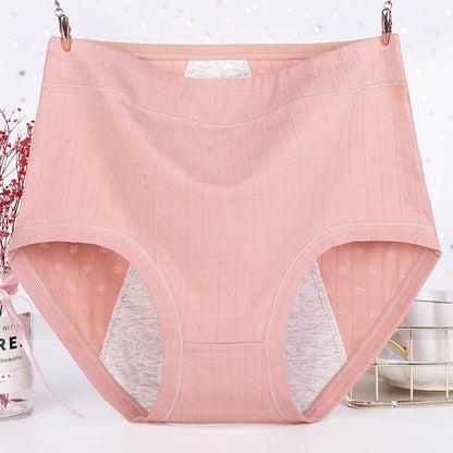 Kaufen Sie am letzten Tag 5 und erhalten Sie 5 gratis antibakterielle, auslaufsichere Body-Unterwäsche aus Baumwolle mit hoher Taille