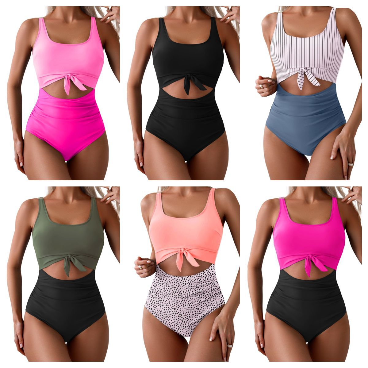 👙 50% RABATT! 🌊 Einteiliger Badeanzug mit Bauchbetonung & Schnürung – Figurschmeichelnd & stylisch – Perfekt für Strand, Pool oder Sonnenbaden – femininer Look mit Unterstützung ☀️💃✨