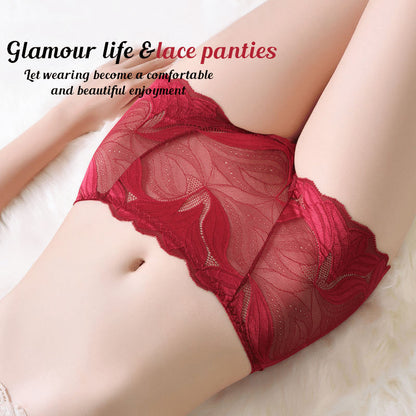 💥Today's Specials💥Kaufen Sie 1 und erhalten Sie 4 gratis 💥- Handgefertigte Damen Seide Spitze Höschen