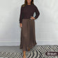 🍂 61% Rabatt-Aktion🍂Stilvolles und elegantes Kleid mit Rundhalsausschnitt und Falten für Damen