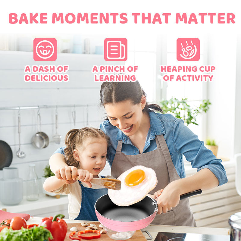👧🏻 🍳 Realistisches Mini-Kochset (22-teilig) – Vollständige Ausstattung, Sichere Materialien & Pädagogischer Spielspaß 🎁