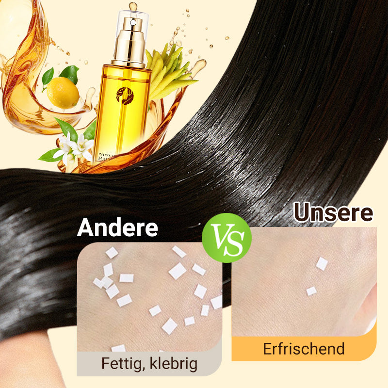 ✨🔥MEHR KAUFEN, MEHR SPAREN🔥 Intensiv Pflegendes Haaröl-Spray - Mit Keratin und Hitzeschutz für Geschmeidigen Glanz und Reparatur bis in die Spitzen 🌟🧴