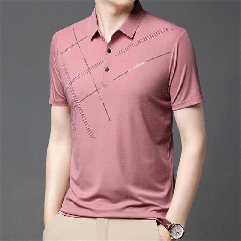 👕 50% RABATT! 🌞 Stretchhemd aus Eisseide für Herren – Kühlend, atmungsaktiv & perfekt für heiße Tage, Büro oder Freizeit – knitterarm & komfortabel ❄️