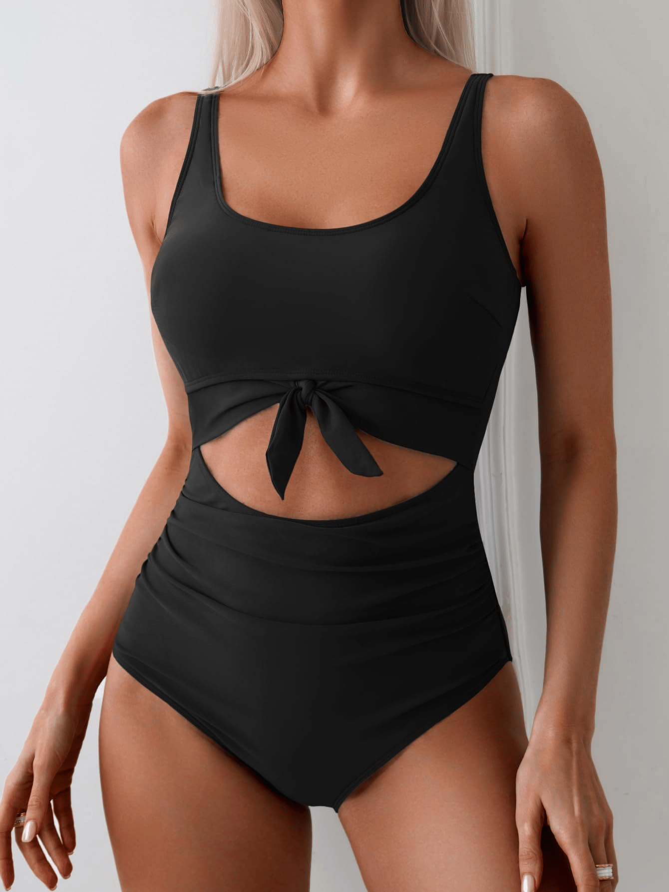 👙 50% RABATT! 🌊 Einteiliger Badeanzug mit Bauchbetonung & Schnürung – Figurschmeichelnd & stylisch – Perfekt für Strand, Pool oder Sonnenbaden – femininer Look mit Unterstützung ☀️💃✨
