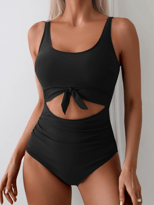 👙 50% RABATT! 🌊 Einteiliger Badeanzug mit Bauchbetonung & Schnürung – Figurschmeichelnd & stylisch – Perfekt für Strand, Pool oder Sonnenbaden – femininer Look mit Unterstützung ☀️💃✨