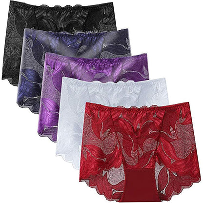 💥Today's Specials💥Kaufen Sie 1 und erhalten Sie 4 gratis 💥- Handgefertigte Damen Seide Spitze Höschen