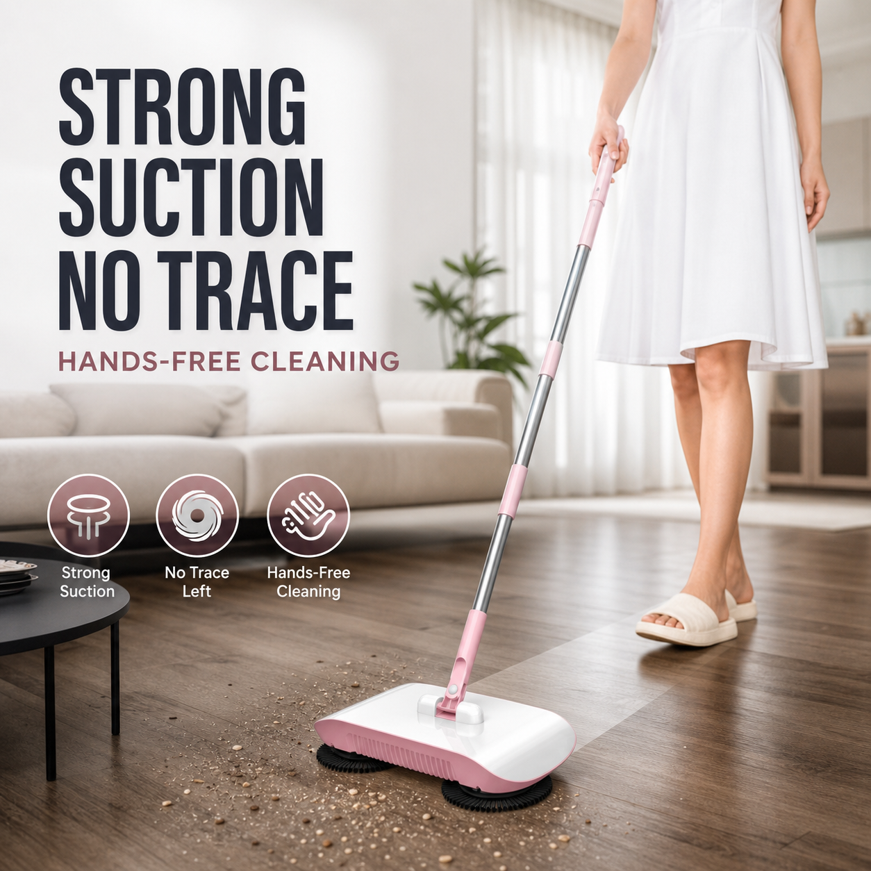 📢📢50 % Rabatt!! ⏰🧹 Smart-Roboterstaubsauger mit Wisch- & Kehrfunktion