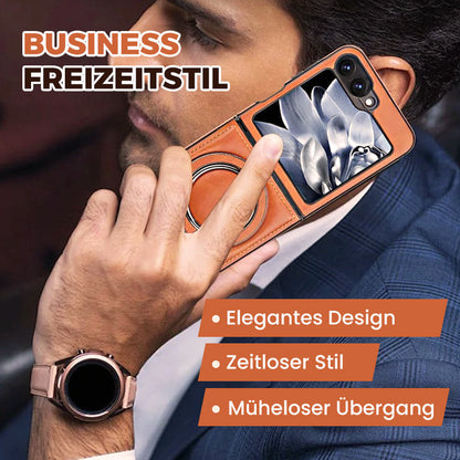 🔥Neu eingetroffen – Luxuriöse Leder-Schutzhülle mit unsichtbarem Magnetständer