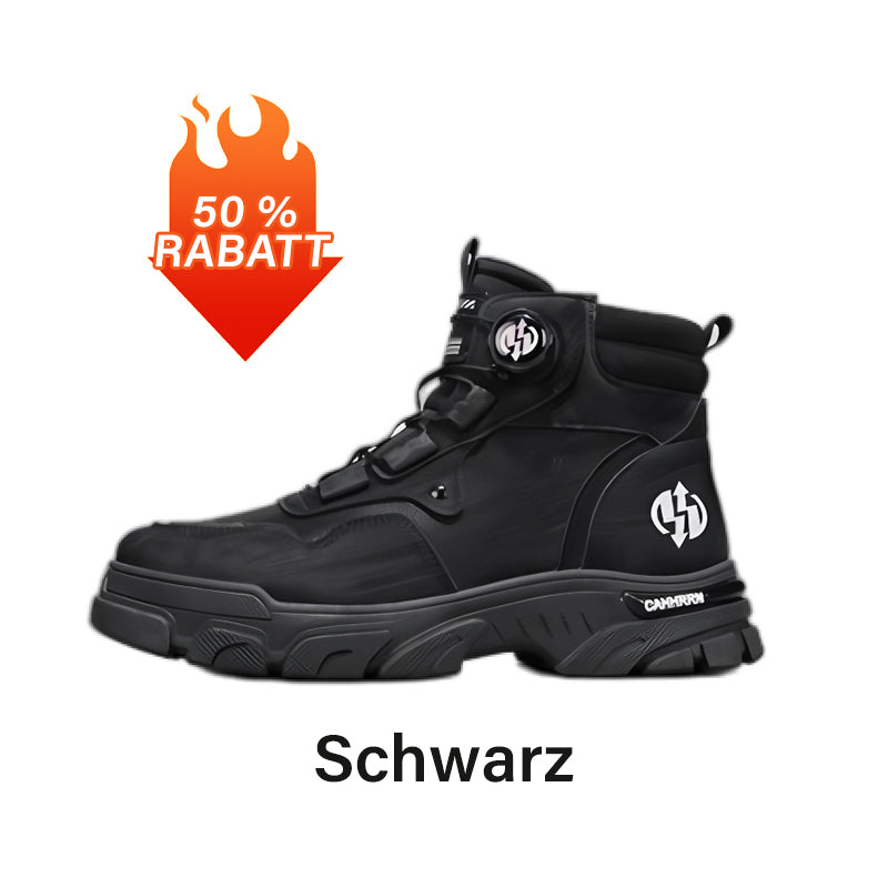 ⏰Herren-Outdoor-Arbeitsschuhe mit drehbarer Schnalle (wasserdicht, rutschfest, bequem und atmungsaktiv)