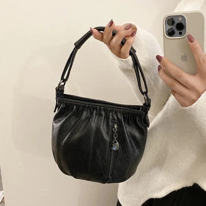 👜 50% RABATT! 💼 Damen Plissee-Handtasche – Weiches Material, Mehrere Tragemöglichkeiten & Stilsicher ✨