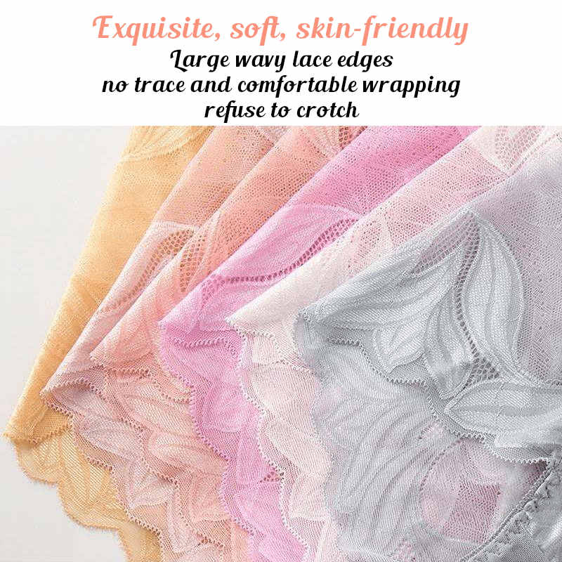 💥Today's Specials💥Kaufen Sie 1 und erhalten Sie 4 gratis 💥- Handgefertigte Damen Seide Spitze Höschen