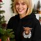 🐮 50 % RABATT | Kuschelig durch kalte Tage – Damen Hoodie mit Highland-Kuh-Motiv & Fleecefutter
