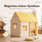 ⏰ Kinderspielzelt „Schloss“ – Geräumig und einfach aufzubauen – Atmungsaktiver Stoff, ideal für Spaß drinnen und draußen – regt zum fantasievollen Spielen an ✨🧸