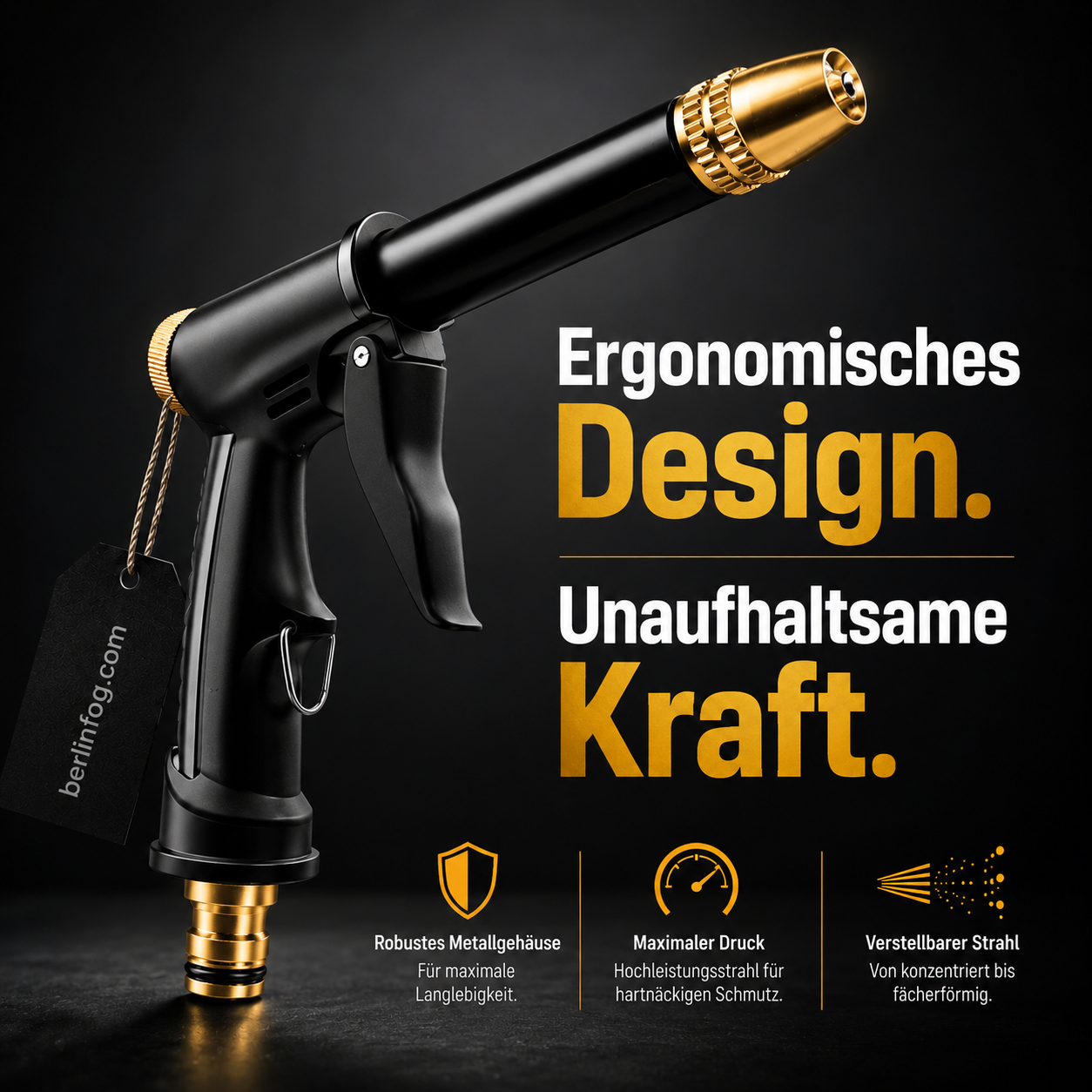 🔥Solange der Vorrat reicht 50 % Rabatt!🎉Wasserpistole für einfaches Autowaschen und vielseitiges Bewässern
