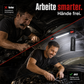 📢📢50 % Rabatt!! ⏰💡Wiederaufladbare Werkstattleuchte – 3000 LM, IPX4 Wassergeschützt & 360° Haken!