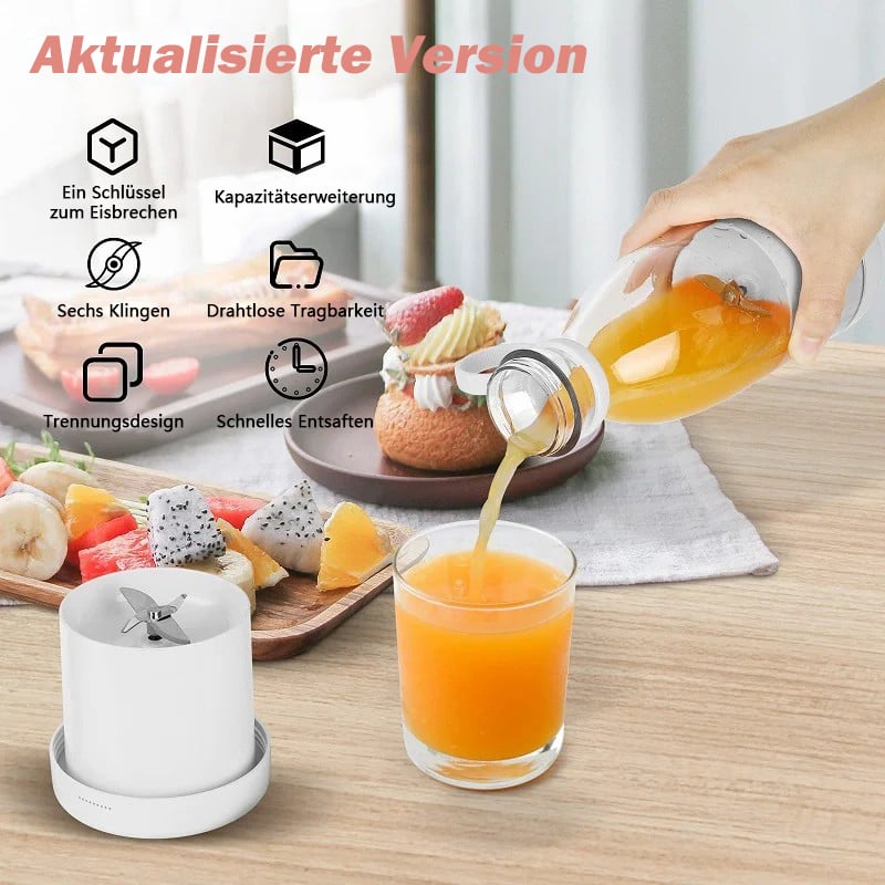 🎄 Weihnachts-Sonderangebote 🎄 Der meistverkaufte tragbare Entsafter🌟Genießen Sie frischen Saft jederzeit und überall!