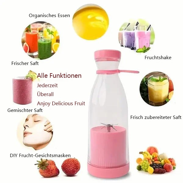 🎄 Weihnachts-Sonderangebote 🎄 Der meistverkaufte tragbare Entsafter🌟Genießen Sie frischen Saft jederzeit und überall!