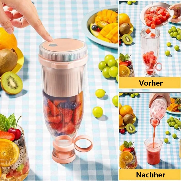 🎄 Weihnachts-Sonderangebote 🎄 Der meistverkaufte tragbare Entsafter🌟Genießen Sie frischen Saft jederzeit und überall!