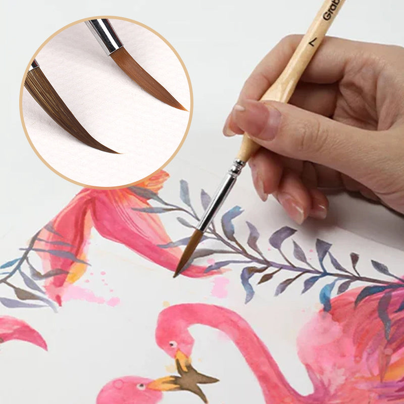 🖌️11-teiliges Miniatur-Detail-Pinselset