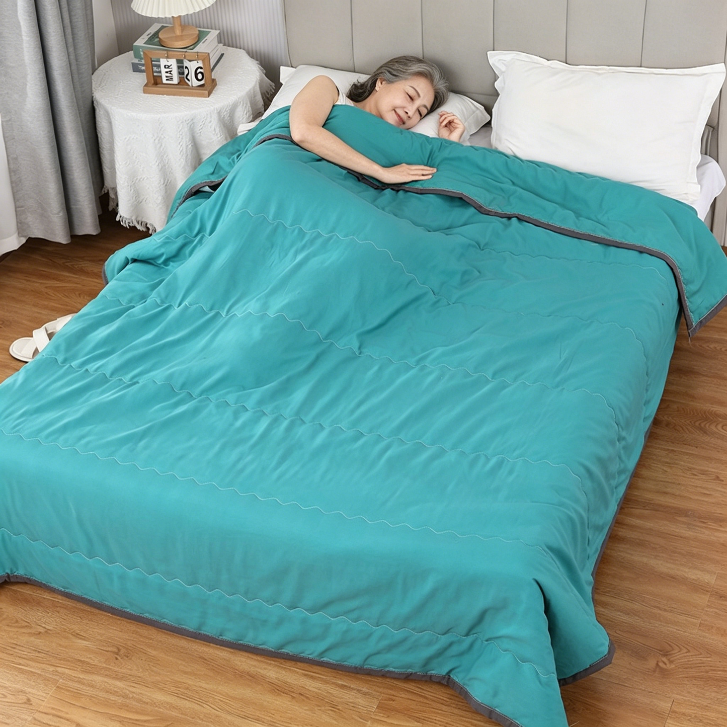 🛏️ ✨Breathable Cool Comforter – atmungsaktiv, leicht & kühlend – für erholsamen Schlaf – alle Größen auf Lager | Versandfrei