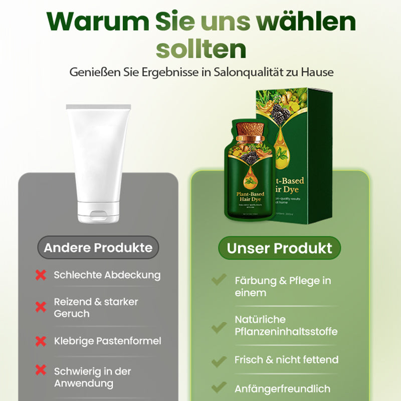 🔥KAUFEN SIE 1, BEKOMMEN SIE 1 GRATIS🔥Sanfte, pflanzliche Haarfarbe für den schnellen Gebrauch