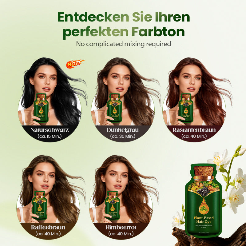🔥KAUFEN SIE 1, BEKOMMEN SIE 1 GRATIS🔥Sanfte, pflanzliche Haarfarbe für den schnellen Gebrauch