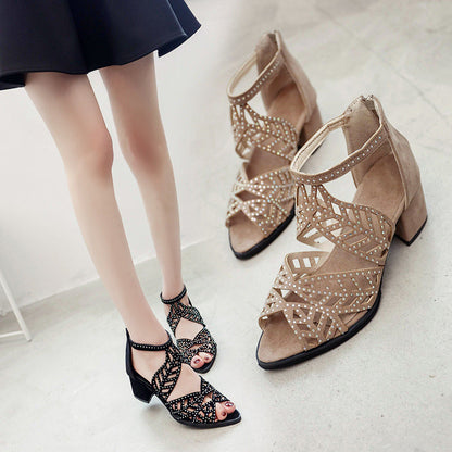 ✨2025 Neue Produkte👡Neue hochhackige Damenstiefel im Bohème-Stil