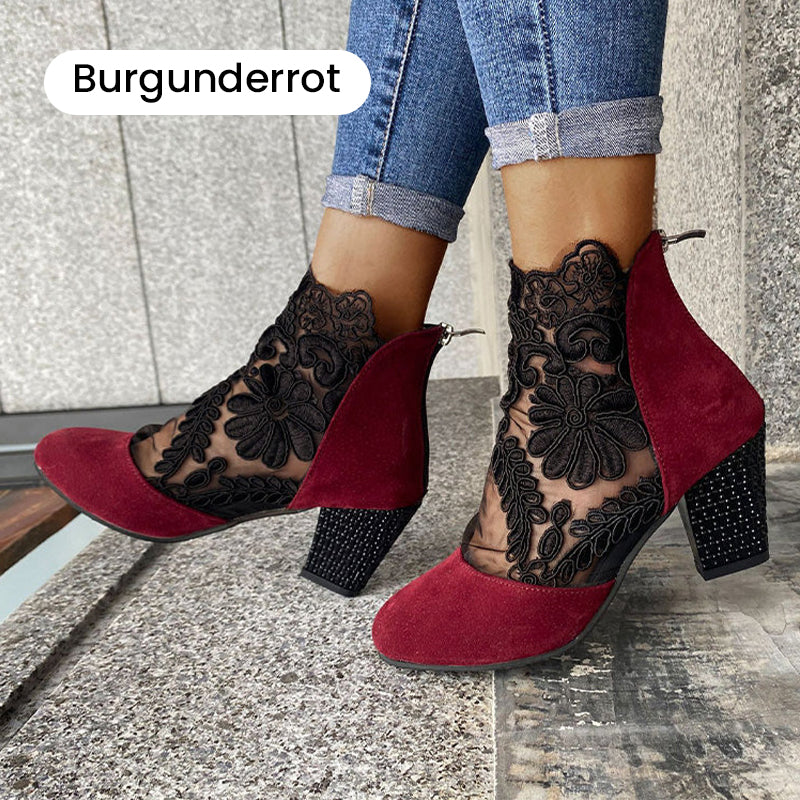 👢✨Damen High Heels mit eleganter Spitze für den Sommer