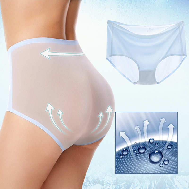🔥Sommerhalbpreis🔥Kaufen Sie 1 und erhalten Sie 1 gratis💕Ultradünne, große, antibakterielle Damen-Shorts aus Eisseide