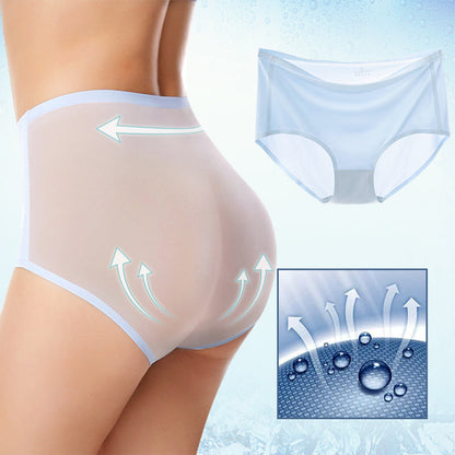 🔥Sommerhalbpreis🔥Kaufen Sie 1 und erhalten Sie 1 gratis💕Ultradünne, große, antibakterielle Damen-Shorts aus Eisseide
