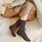 ⏳ Letzter Tag: 50 % auf das gesamte Sortiment!🧦5 Paare einfarbige Damen-Socken im Bootsschnitt🎁