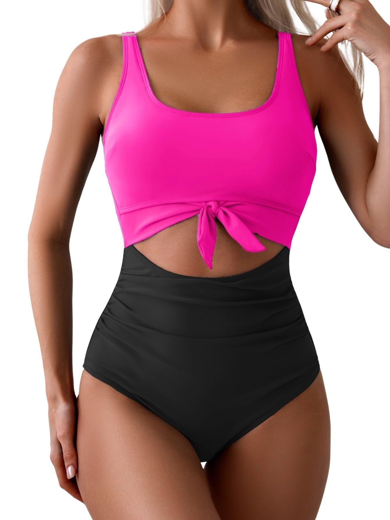 👙 50% RABATT! 🌊 Einteiliger Badeanzug mit Bauchbetonung & Schnürung – Figurschmeichelnd & stylisch – Perfekt für Strand, Pool oder Sonnenbaden – femininer Look mit Unterstützung ☀️💃✨