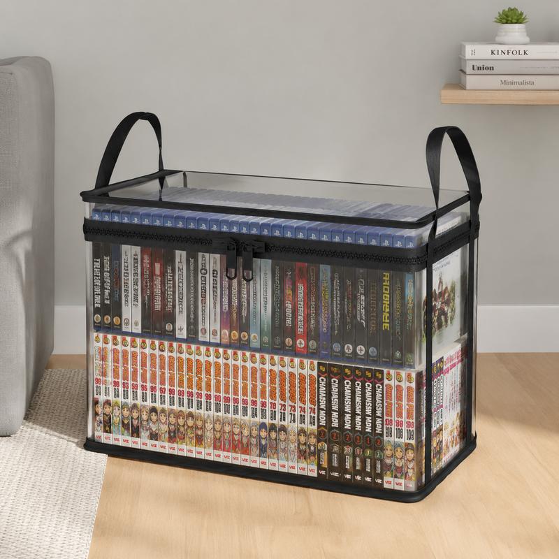 ⏳LETZTER TAG: 2 kaufen, 1 gratis!!💕HomeVault™🇬🇧 Transparente Aufbewahrungstasche – groß, staub- und feuchtigkeitsdicht, mit Griff✨Der ultimative All-in-One-Organizer für Kleidung, Spielzeug, Bücher, Kuscheltiere und einfach alles! 🧸📚👕🧦
