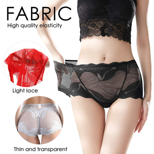 💥Today's Specials💥Kaufen Sie 1 und erhalten Sie 4 gratis 💥- Handgefertigte Damen Seide Spitze Höschen
